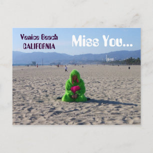 Funky Venice Beach Postcard! Postkarte