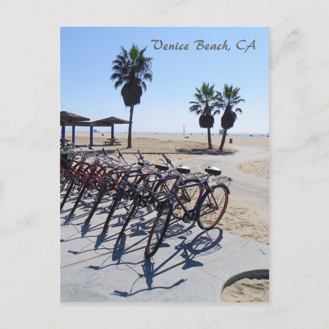 Funky Venice Beach Postcard! Postkarte (Vorderseite)