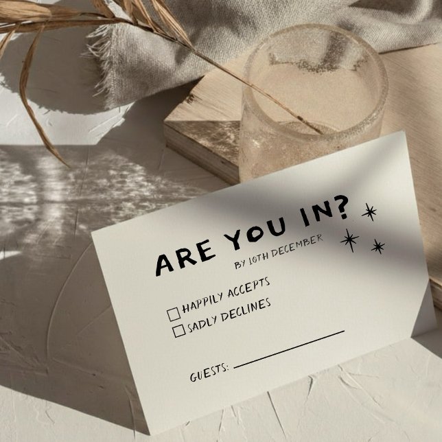 Funky vert rose rouge Scribble RSVP (Créateur téléchargé)