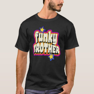 Funky Vintag Retro 70er Funky Brother Disco Dancer T-Shirt