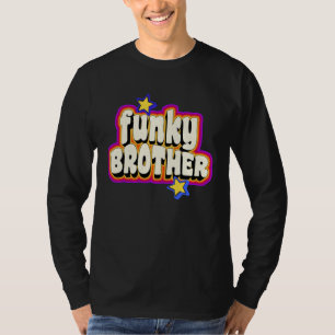 Funky Vintage Retro 70er Funky Bruder Disco Tänzer T-Shirt