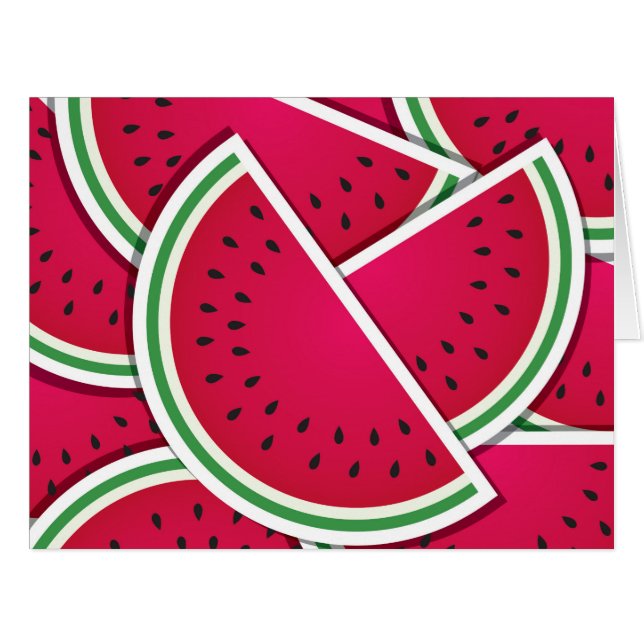 Funky-Wassermelone-Keile (Vorderseite (Horizontal))
