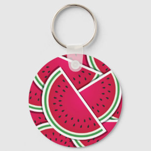 Funky-Wassermelone-Keile Schlüsselanhänger
