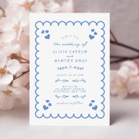 Funky Wave Doodle Illustrierte handgeschriebene Ho