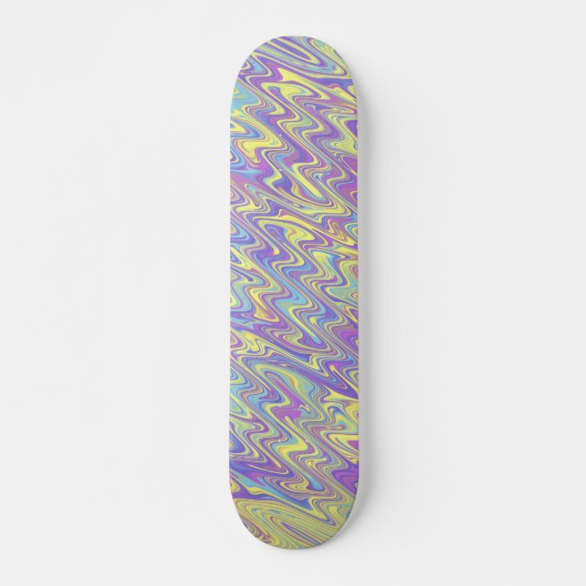 Funky Waves Skateboard (Vorne)
