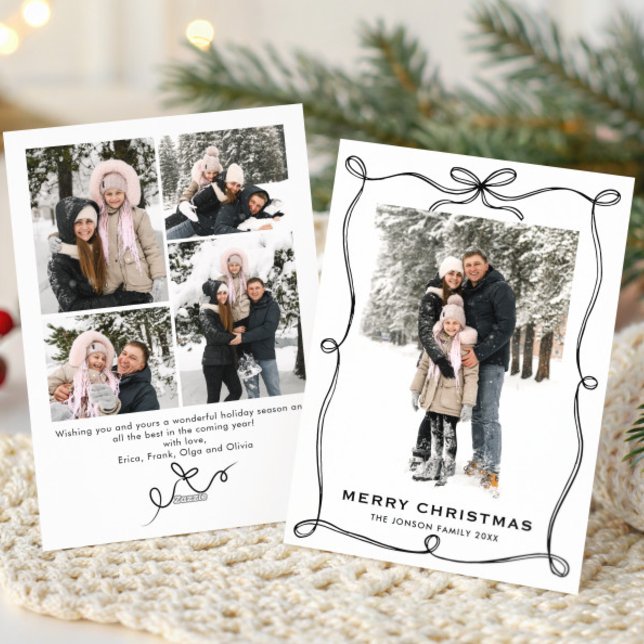 Funky Weihnachten Boho Schwarzes Schleifenband 5 F (Von Creator hochgeladen)