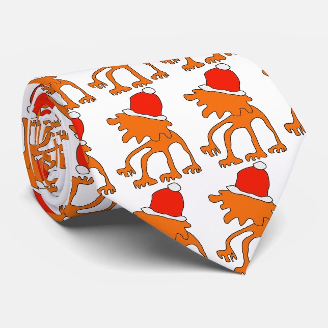 Funky WeihnachtsKrawatte! Krawatte (Gerollt)