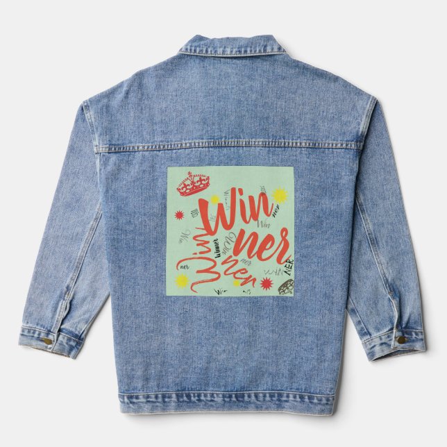 Funky Winner Word Crown Star  (Verso)