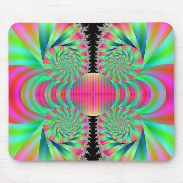 Funky Wirbel Mousepad (Vorne)