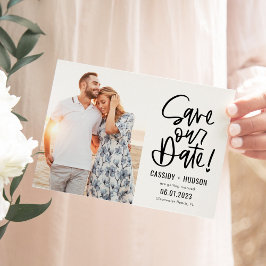 Funky Writy Editable Color Rette unsere Date Card Dankeskarte