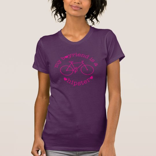 funky Zitate mein Freund ist ein Hipster T - Shirt