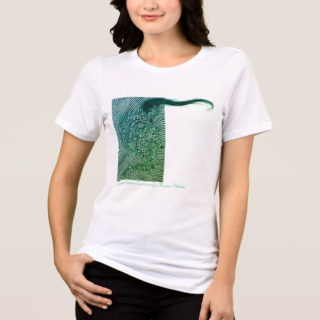 FunkyDreams Out of the line - Massimo Pietrobon Ta Tri-Blend Shirt (Vorderseite)