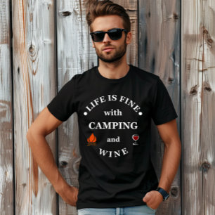 Funnt Camping und Redewendungen T-Shirt