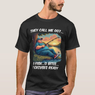 Funny 007 Fisherman Excuses T-Shirt