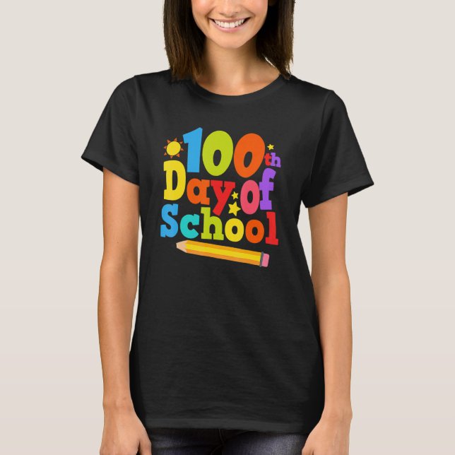 Funny 100 Days Smarter Shirt Happy 100th Day Of Sc (Vorderseite)