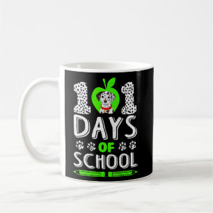 Funny 101 Days of School Dalmatiner Hund 100. Smar Kaffeetasse
