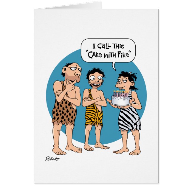 Funny 13. Kuchen mit Feuer Geburtstag (Vorne)