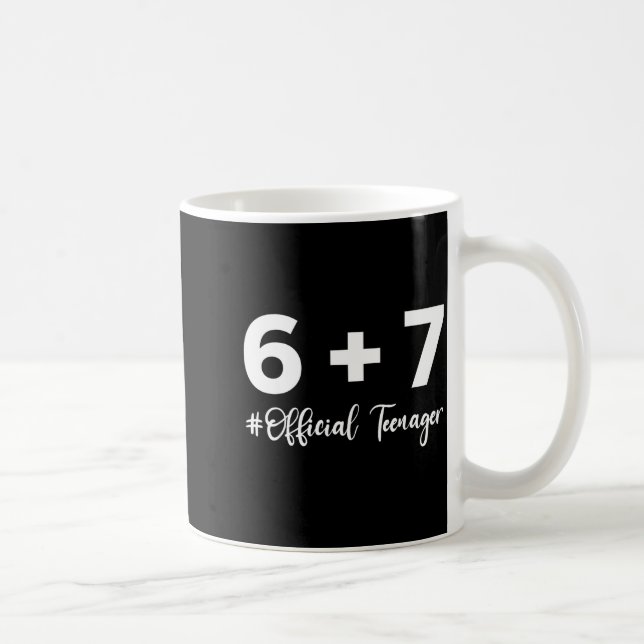Funny 13th Birthday Teenager 6+7 Year Old Boys Kid Kaffeetasse (Rechts)