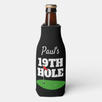 Funny 19. Loch Golf Bierflasche Getränkehalter