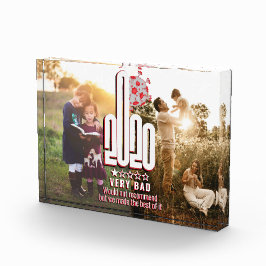 Funny 2020 Wir haben das Beste aus ihm Vorlage Fotoblock