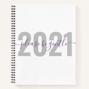 Funny 2021 Seien Sie vorsichtig Neues Jahr Notizbuch