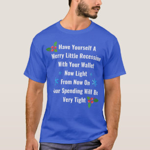 Funny 2022 Rezession Frohe kleine Rezession Christ T-Shirt