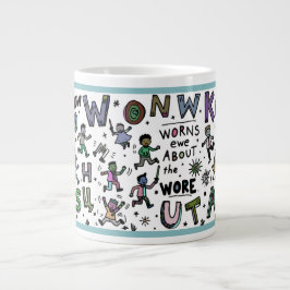 Funny 20oz Mug: Know Won Worns Ewe Jumbo-Tasse