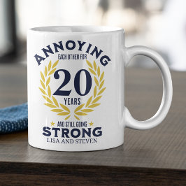 Funny 20th Anniversary for couples Kaffeetasse