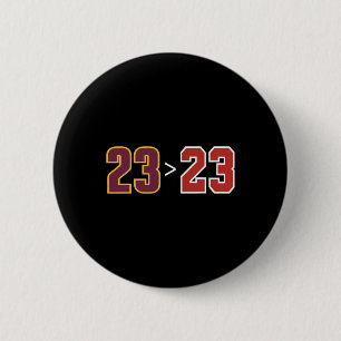 Funny 23 Vs 23 Basketball Fans und Spieler Button