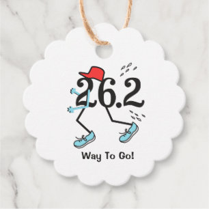 Funny 26.2 Marathoner © Way to Go Marathon Runner Geschenkanhänger