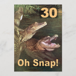 Funny 30. Geburtstag Party Einladungen