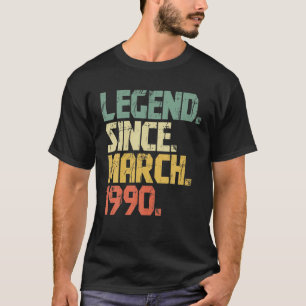 Funny 32 Jahre Alte Männer Frauen lehnen seit März T-Shirt