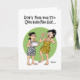 Funny 37. Geburtstag Gruß Karte