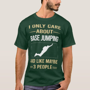 Funny 3 People Base Jumping T-Shirt
