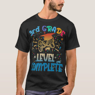 Funny 3th Level Complete Video Gamer 2021 Gr T-Shirt