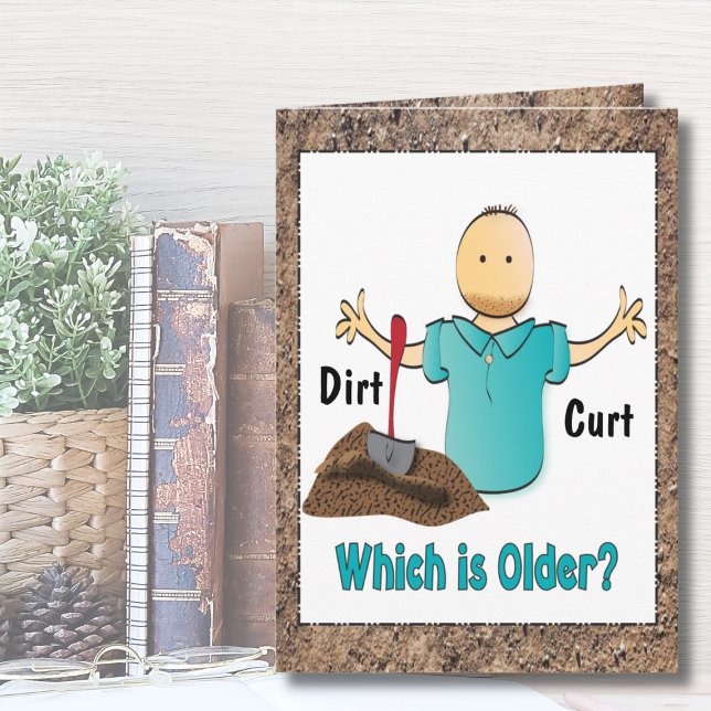 Funny 40. für Ihm männlichen Cartoon Geburtstag Karte (Von Creator hochgeladen)