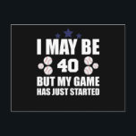 Funny 40. Geburtstag Baseball Fan 40 Jahre alt Geb Postkarte<br><div class="desc">Funny 40. Geburtstag Baseball Fan 40 Jahre alt Geburt</div>