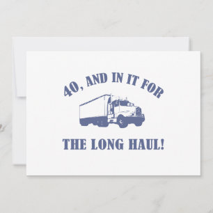 Funny 40. Geburtstagsgeschenk Karte