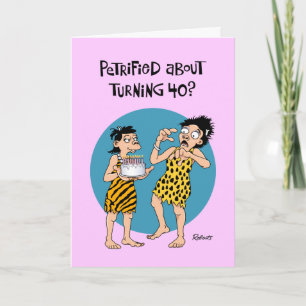 Funny 40e carte d'anniversaire