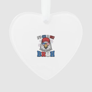 Funny 4th of July Eagle Bruh Maillot Patriotique C