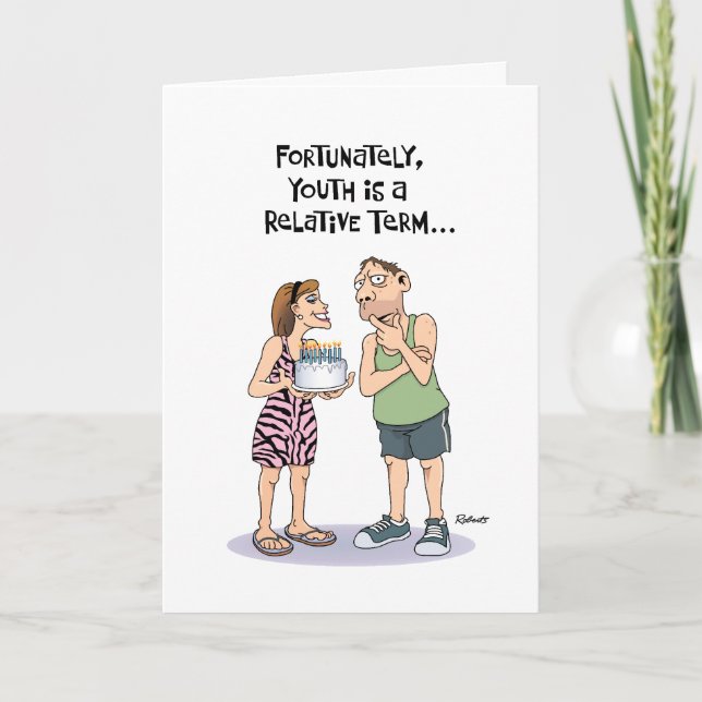 Funny 50. Geburtstag Karte (Vorderseite)