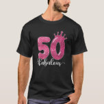 Funny 50th Birthday Fabulous 50 Jahre alt Geburtst T-Shirt<br><div class="desc">Nehmen Sie dieses Design als phantastisches Outfit für Ihre Männer, Familienmitglieder, Freunde, Mitarbeiter auf der Geburtstagsparty. SxwRO-MJ86</div>