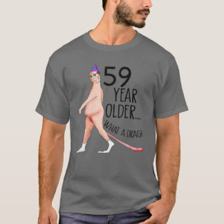 Funny 59 Jahre alt 59. Geburtstagsparty Geboren 19 T-Shirt
