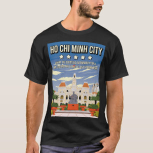 Funny 5 Star Ho Chi Minh City Review Minimal Retro T-Shirt