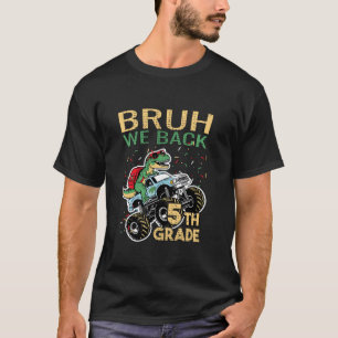 Funny 5th Grade Monster Truck Dinosaurier for Boys T-Shirt