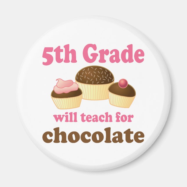 Funny 5th Grade Teacher Magnet (Vorne)