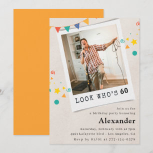 Funny 60. Geburtstag Einladungen Männer Spaß Foto