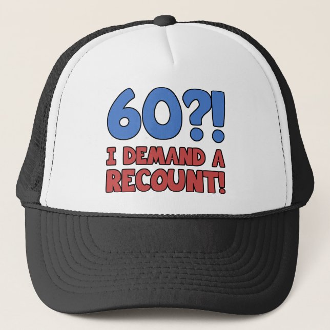Funny 60. Geburtstag Gag Geschenk Truckerkappe (Vorderseite)