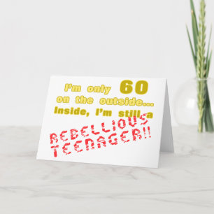 Funny 60. Geburtstag Gegenwart Karte
