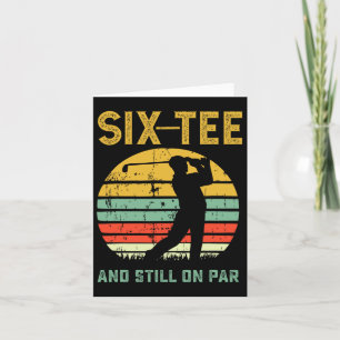 Funny 60. Geburtstag Golf Pun Golfing 60 Jahre alt Karte